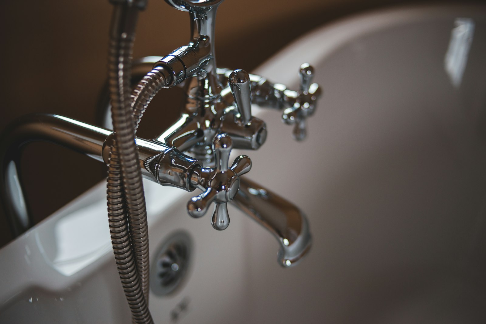Robinet avec fuite d'eau